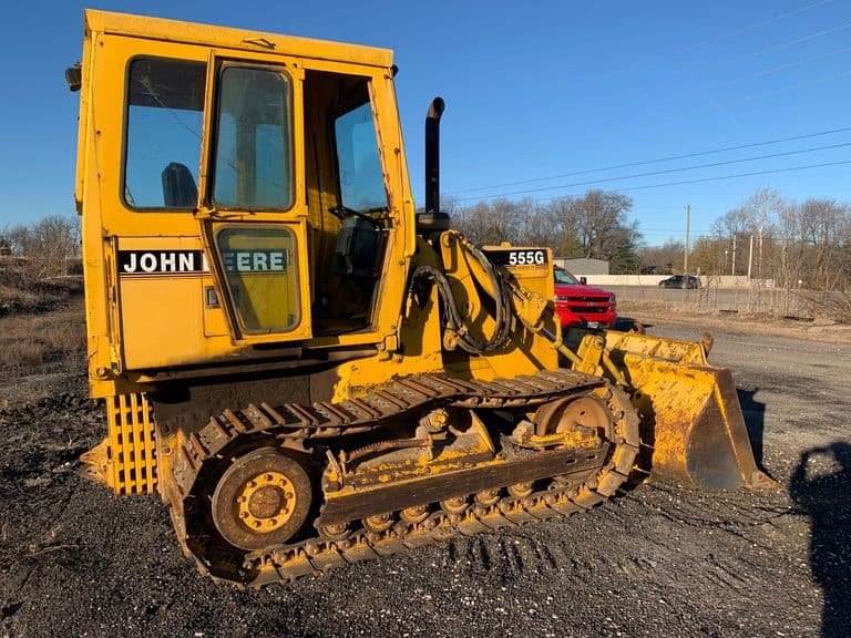 1995 John Deere 555G Track Loader (Bulldozer)