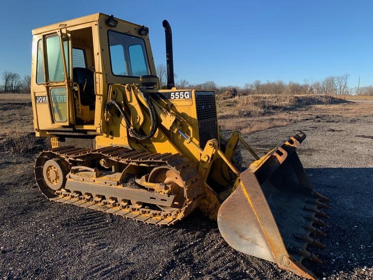 1995 John Deere 555G Track Loader (Bulldozer)